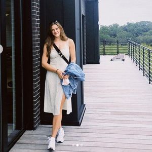 Abercrombie and Fitch Sage Dress cinched